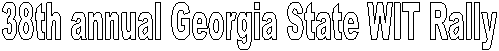 38th annual Georgia State WIT Rally